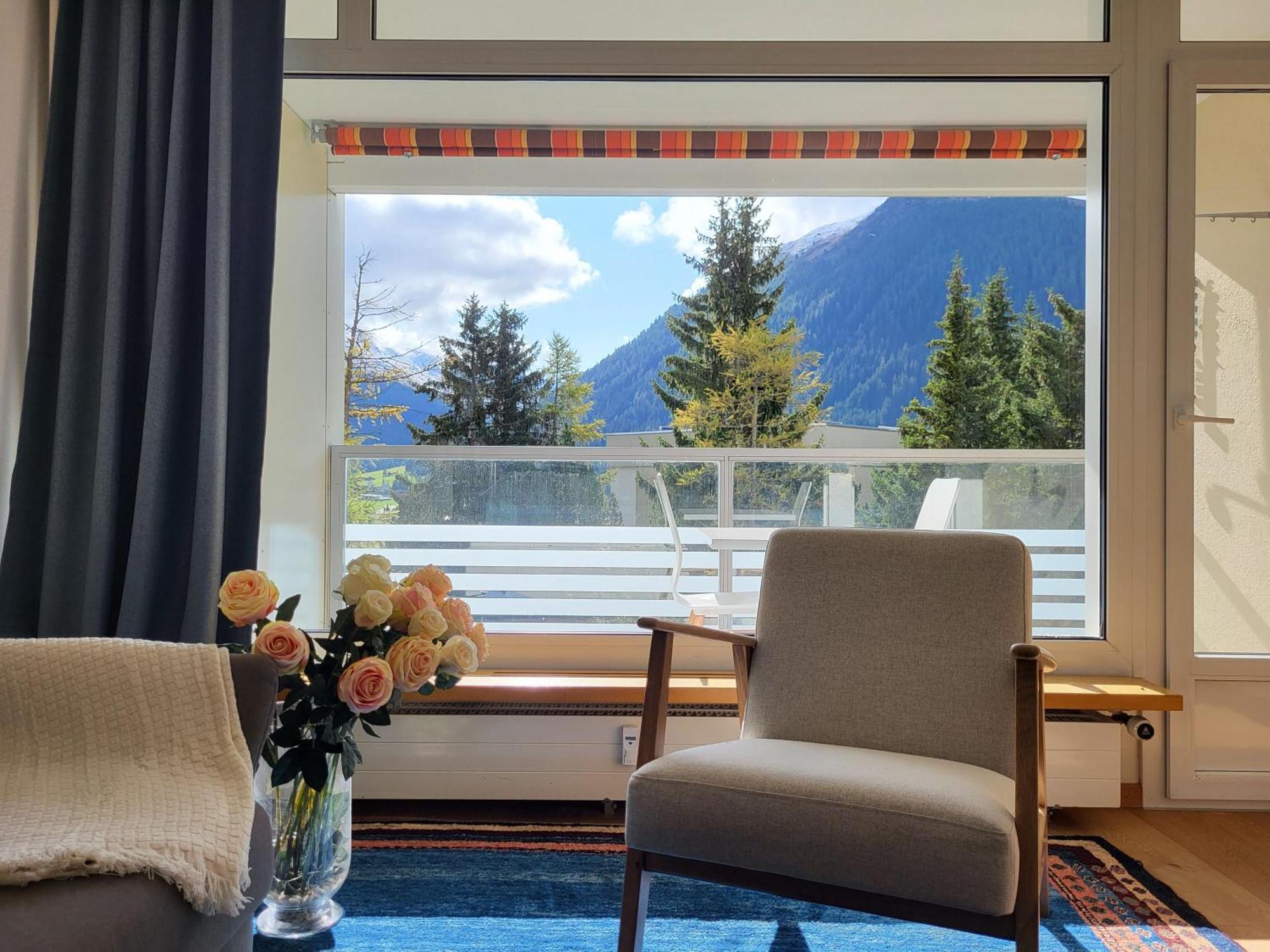 Ferienwohnung Parsenn Peaks Panorama Davos Exterior foto