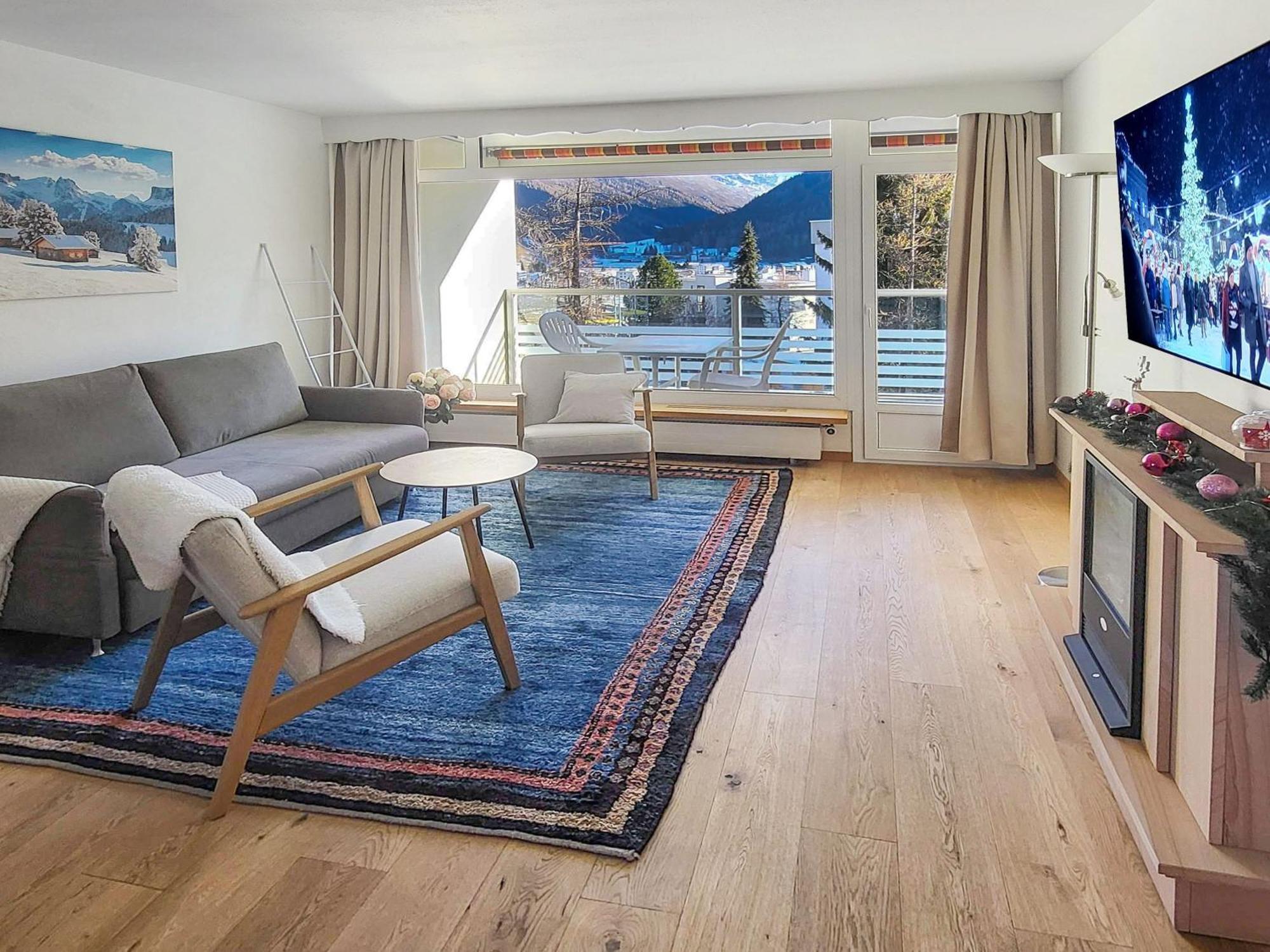 Ferienwohnung Parsenn Peaks Panorama Davos Exterior foto